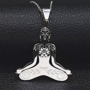 Meditating Buddah Necklace